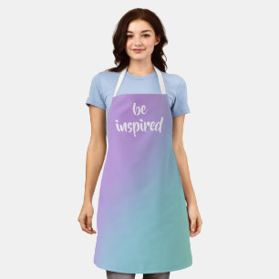 "Soyez Inspiré" Pastel Doux tablier Gradient