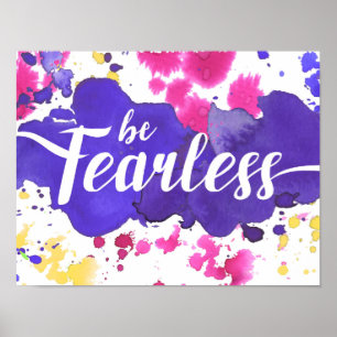 Soyez intrépide Impression Art