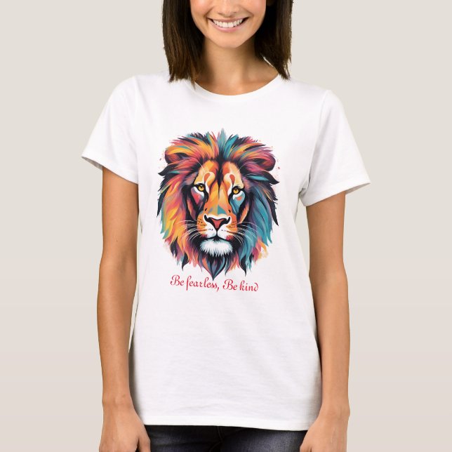 Soyez intrépides, soyez gentils - T-shirt de base  (Devant)