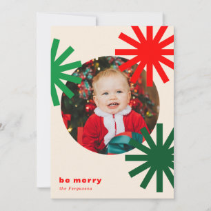 Soyez Joyeux Amusants Couleur Pompoms Carte de vac