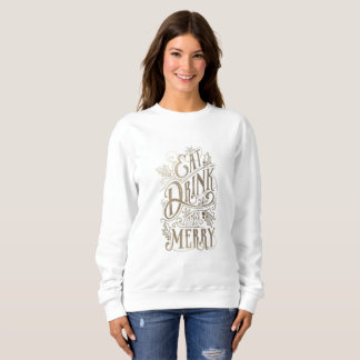 "Soyez joyeux" pullover de Noël