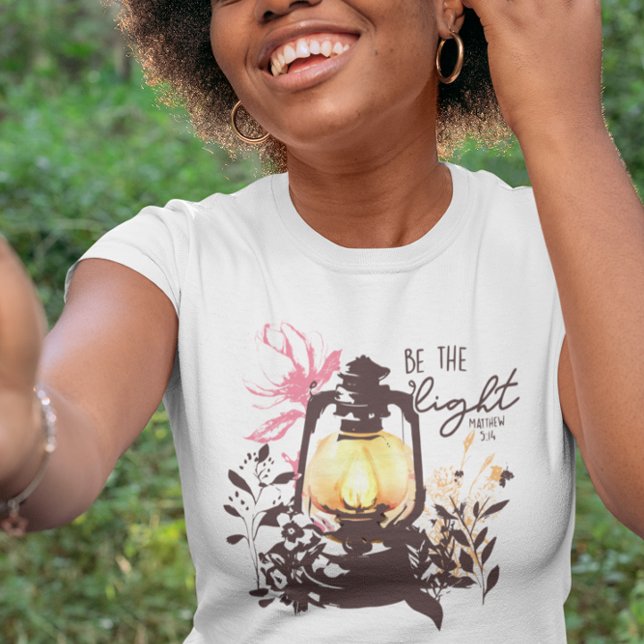 Soyez La Bible Lumière Matthieu 5:14 Verse T-shirt (Créateur téléchargé)