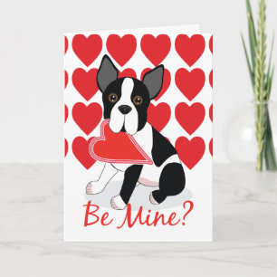 Soyez le mien ? Carte de Saint-Valentin de Boston