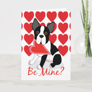 Soyez le mien ? Carte de Saint-Valentin de Boston