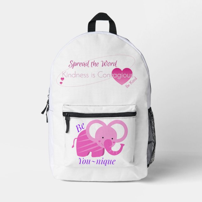 Soyez le sac à dos imprimé unique (Recto)