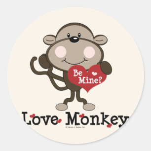 Soyez le singe amoureux des miens Stickers de la V
