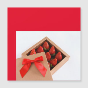 Soyez ma boîte à arc rouge de fraise Valentine