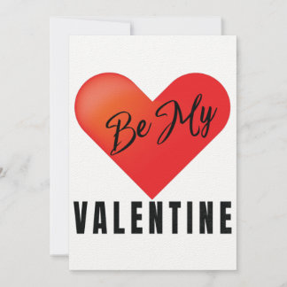 Soyez ma carte de voeux Valentine