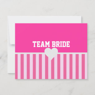 Soyez ma demoiselle d'honneur MOH Team Bride Pink 