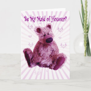 soyez ma domestique de carte de faire-part de