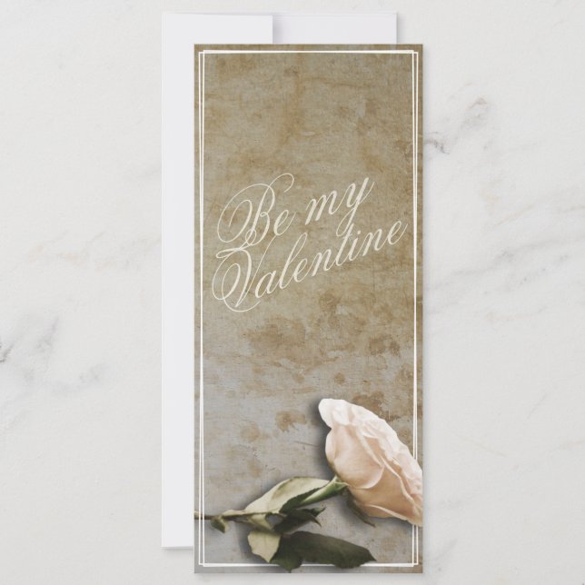 Soyez ma Saint Valentin avec Rose (Devant)