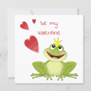 Soyez ma Saint Valentin Cute Frog Prince