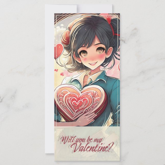 Soyez ma Saint-Valentin dans le style Manga 31470 (Devant)