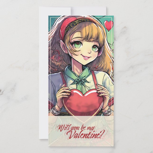 Soyez ma Saint-Valentin dans le style Manga 33419 (Devant)