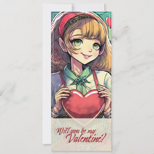 Soyez ma Saint-Valentin dans le style Manga 33419 (Devant)
