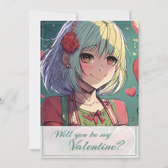 Soyez ma Saint-Valentin dans le style Manga 33420 (Devant)
