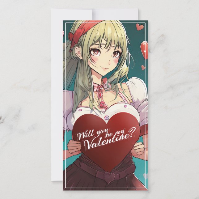 Soyez ma Saint-Valentin dans le style Manga 33893 (Devant)
