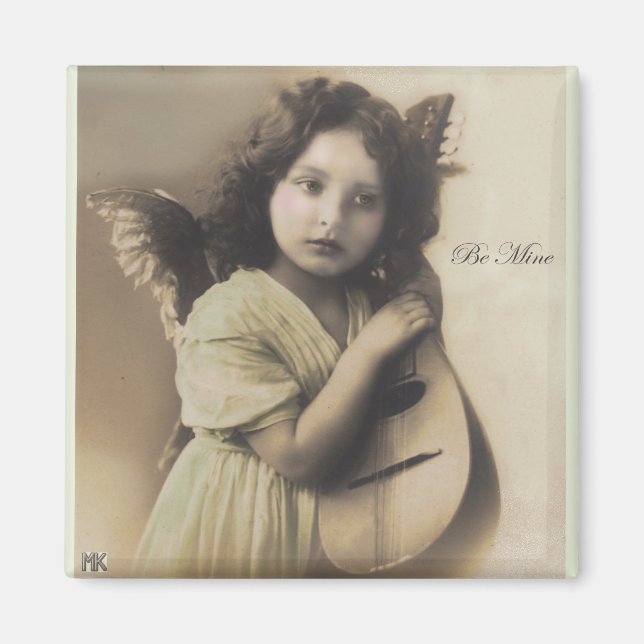 Soyez mien Vintage Valnetine Cupid Magnet (Devant)