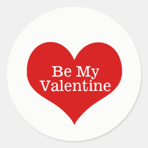 Soyez mon autocollant de Valentine