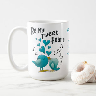 Soyez mon coeur tweet tasse de café personnalisée