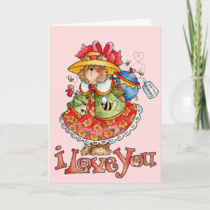 Soyez mon miel - carte de Valentines