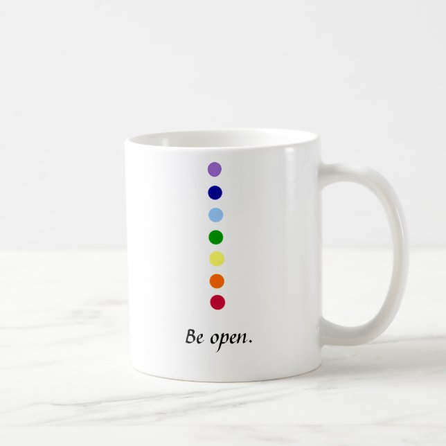 Soyez ouvert - Chakra Mug (Droite)