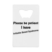 Soyez patient, j'ai le syndrome de l'intestin irri