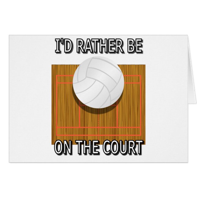 Soyez plutôt sur la cour (le volleyball) (Devant horizontal)