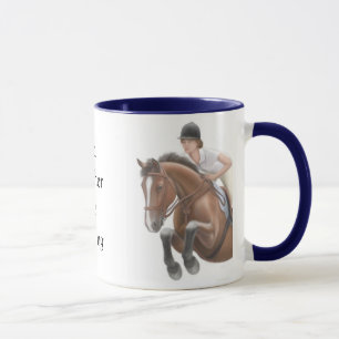 Soyez plutôt tasse de cheval d'équitation