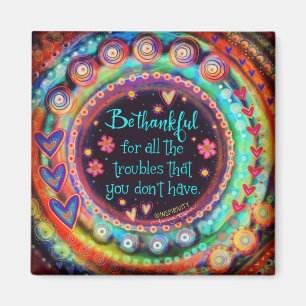 "Soyez reconnaissant" Inspirivity Magnet