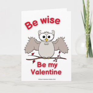 Soyez sage Carte Saint Valentin