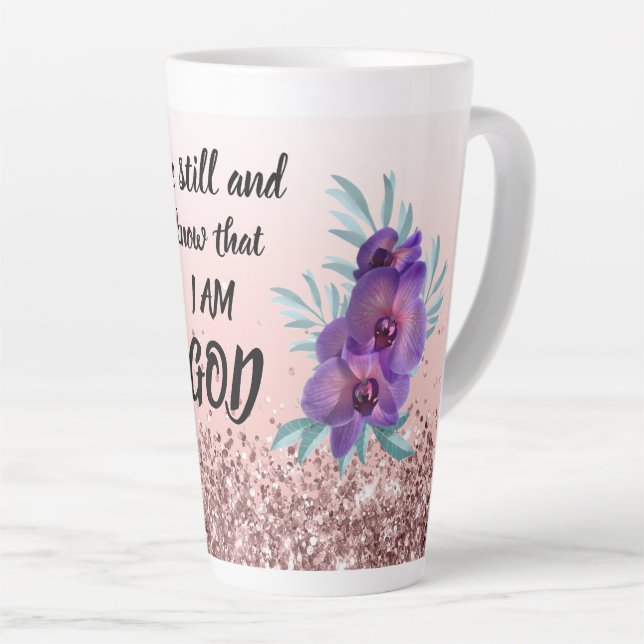 Soyez Toujours Et Sachez Que Je Suis Dieu - Mug Fl (Angle droit)