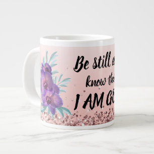 Soyez Toujours Et Sachez Que Je Suis Dieu Mug Flor