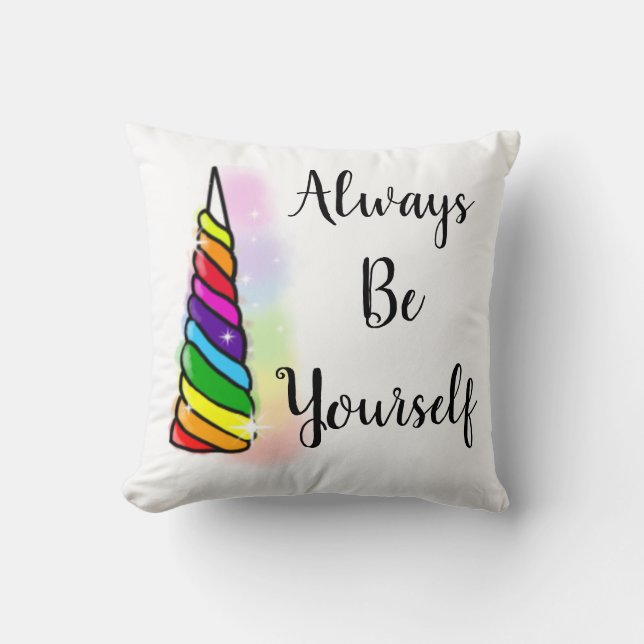 Soyez toujours vous-même coussin (Recto)