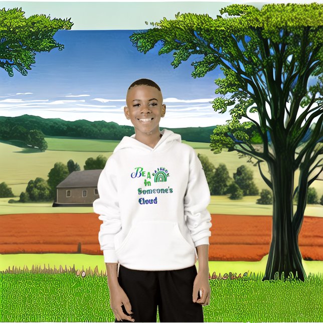 Soyez Un Arc En Ciel Dans Certaines Cloud Valentin (Be A Rainbow In Someone's Cloud Valentine Classroom Hoodie)