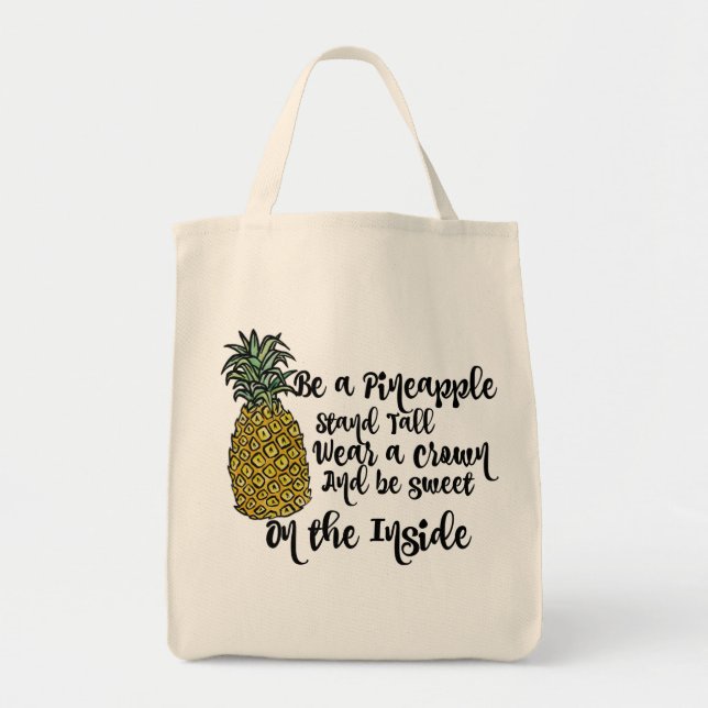 Soyez un sac fourre-tout à achats d'ananas (Devant)