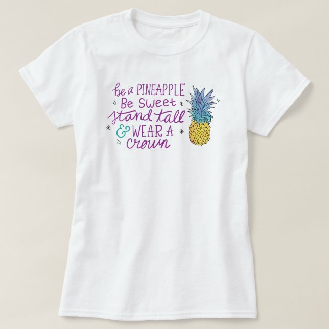 Soyez un T-shirt ananas (Design devant)