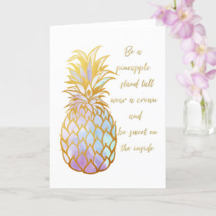 Soyez une carte de voeux pour ananas