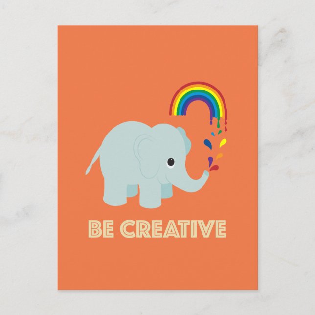 Soyez une carte postale créative (Devant)