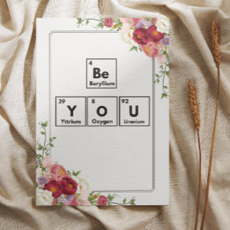 Soyez votre carte de table périodique