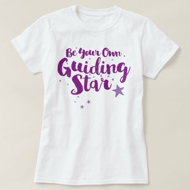 Soyez votre propre T-shirt étoile guide (Design devant)