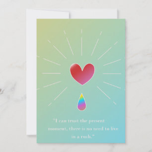 Soyez Votre Vrai Moi – Carte de Vœux Empowering