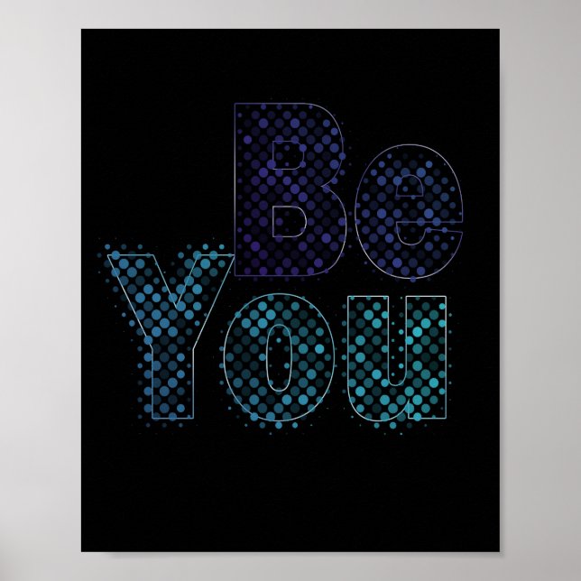 Soyez Vous – Affiche de citation inspirante d'amou (Devant)