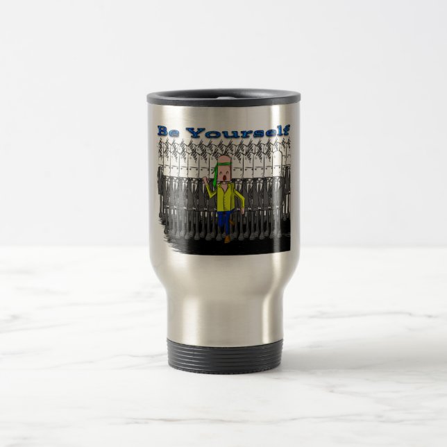Soyez vous-même tasse de voyage (Centre)