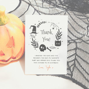 Soyons Éffrayants Halloween Anniversaire Merci
