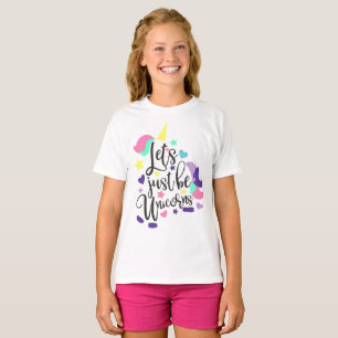 Soyons juste unicorns T-shirt