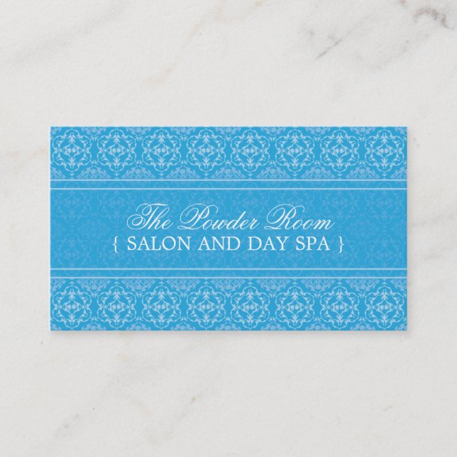 Spa de jour et carte de visite de salon (Devant)