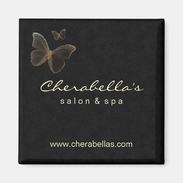 Spa de salon Papillon Aimant Beige Noir (Devant)