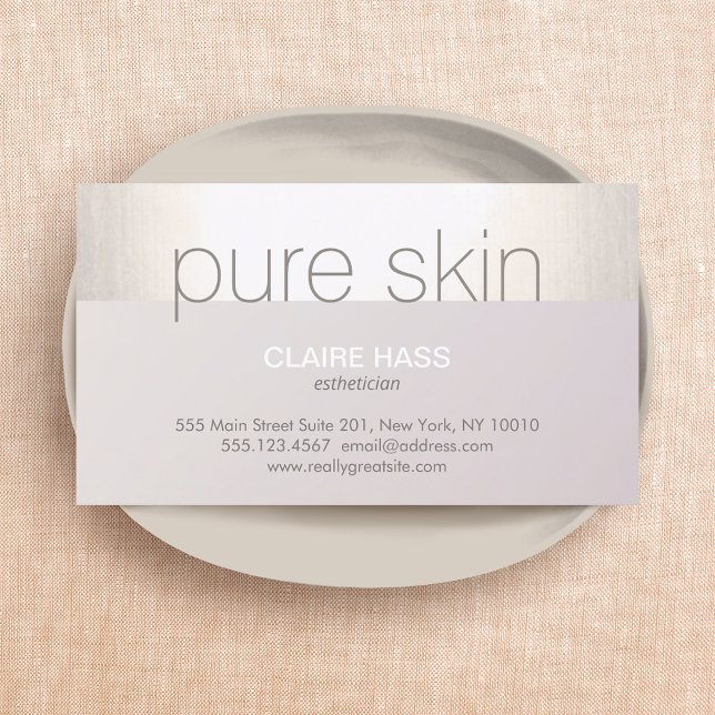 Spa Esthétique Carte de visite de salon (Créateur téléchargé)