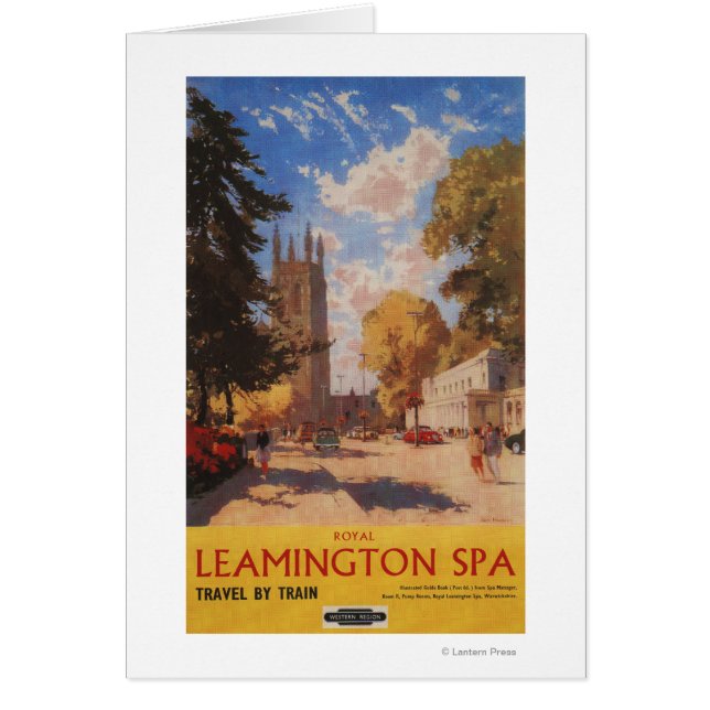 Spa royal, Street View British Railways Poster (Devant)